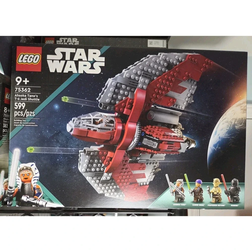 LEGO Star Wars Ahsoka Tano's T-6 Jedi Shuttle 75362 Complete Set 599 Pieces